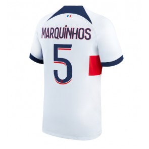 Paris Saint-Germain Marquinhos #5 Udebanetrøje 2023-24 Kort ærmer